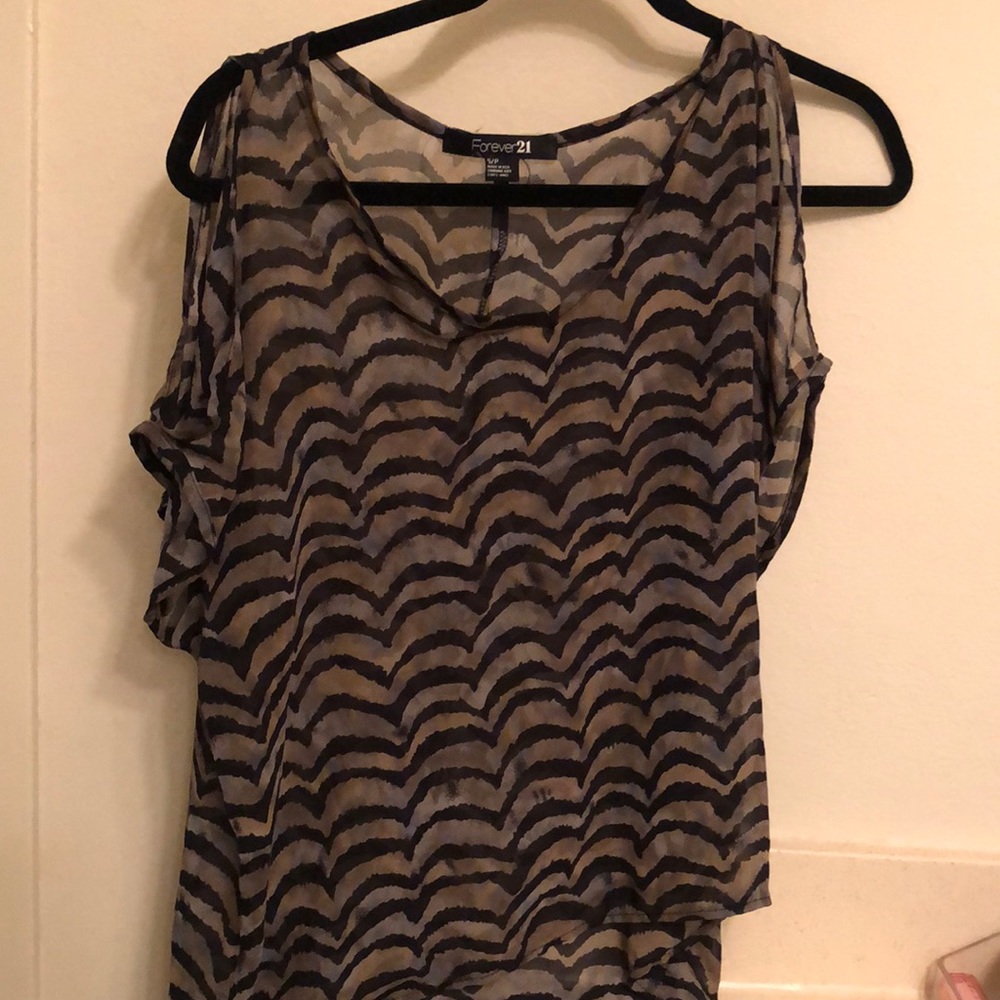 Zebra print shirt